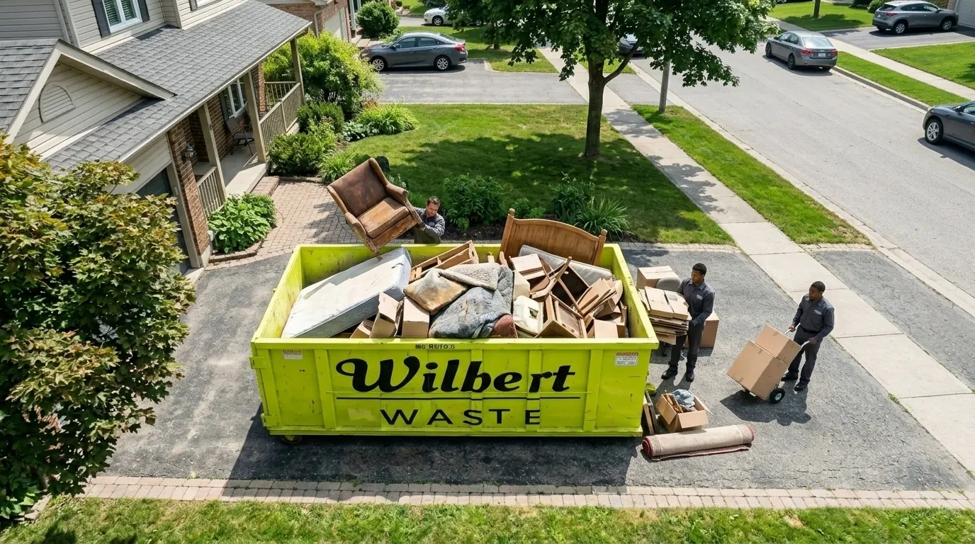 Home Cleanouts roll-off dumpster service in the Lowcountry