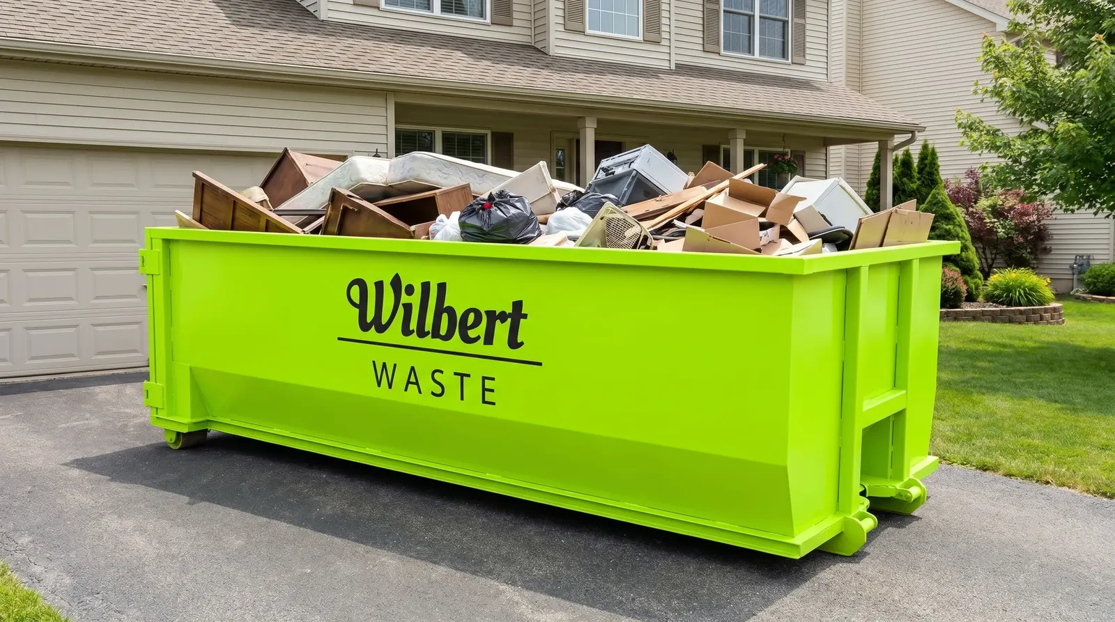20 yard roll-off dumpster
